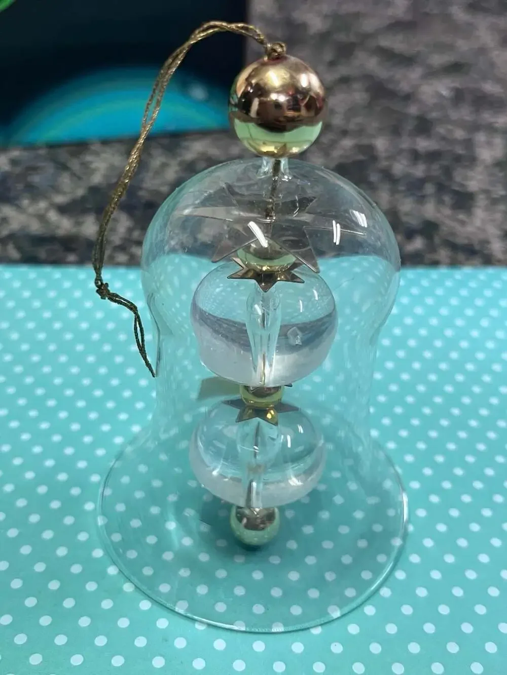 Glocken Rut Lachenwitz Glass Bell Ornament Made in Western Germany